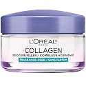 L'Oreal Paris Collagen Moisture Filler Facial Moisturizer, Fragrance Free, Anti Aging Face Cream, Non-Greasy Skin Care Formula For Up to 48HR
