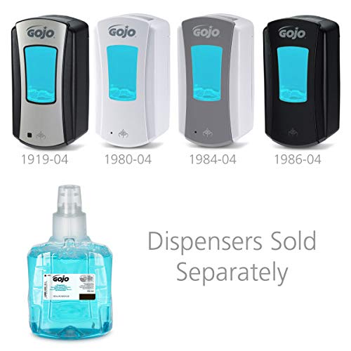 GOJO Pomeberry Foam Handwash, Pomegranate Fragrance, 1200 mL Hand Soap Refill LTX-12 Touch-Free Dispenser (Pack of 1) - 1916-06-EC