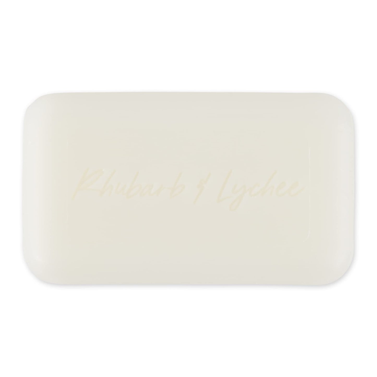 Pre de Provence Wrapped Artisanal Soap Bar, Organic Shea Butter Enriched, Natural French Skincare, Quad Milled for a Rich Smooth Lather, Rhubarb
