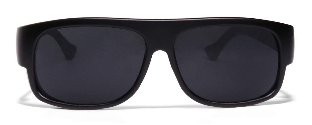 ShadyVEU Old School Gansta Dark Lens OG Shade Locs Style Matte Black Frame Sunglasses
