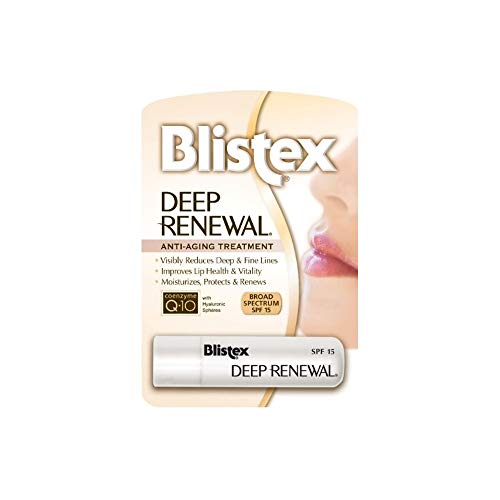 Blistex Lip Protectant Sunscreen Deep Renewal Anti-Aging Formula 0.13 Ounce (3.69g) (Value Pack of 3) Beauty and Personal Care Blistex