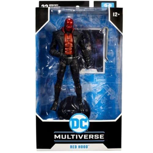 DC Multiverse Red Hood from Batman: Three Jokers Action Figure with Accessories, Multicolor, 7 inches