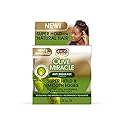 African Pride Olive Miracle Silky Smooth Edges 2.25 Ounce (66ml) (2 Pack)