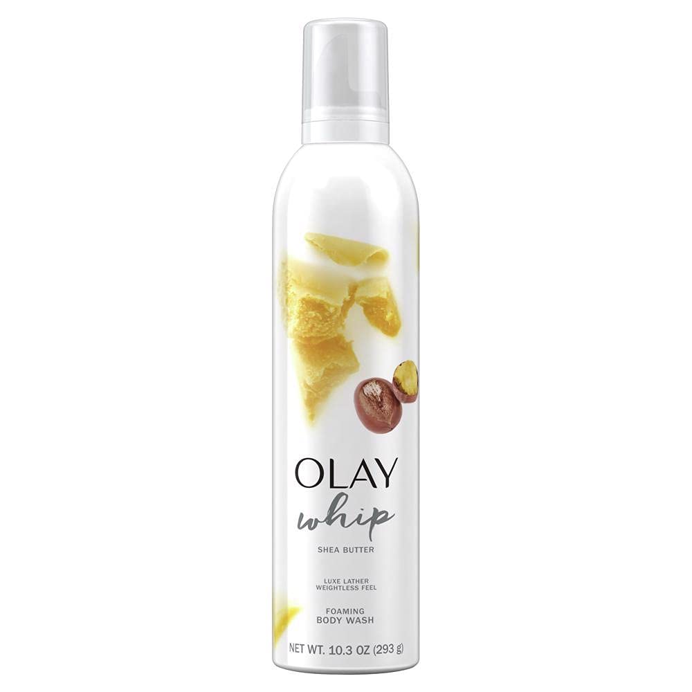 Olay Purifying Lavendar Scent Foaming Whip Body Wash for Women, Birch Water & Lavender, 10.3 Fl Oz