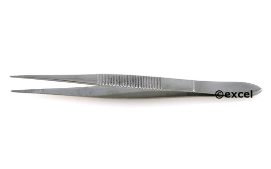 Splinter Tweezers Serrated Fine Point Splinter Removal Tweezers - SurgicalExcel (3.5") Beauty and Personal Care SurgicalExcel