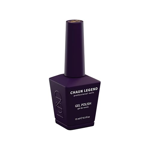 Chaun Legend UV Gel Nail Polish, 0.5 Ounce Long Lasting Salon Quality, Bubble Free Professional Manicures, Quick Dry High Shine, Fatal Figs LG5223 Beauty & Personal Care Chaun Legend Professional Nails
