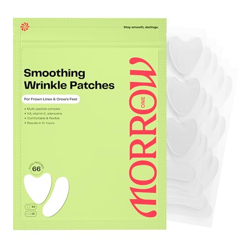 Morrow One - Peptide-Infused Smoothing Wrinkle Patches - Overnight Patches for Smoothing Fine Lines and Wrinkles, Anti Aging Stickers for Crow's Feet Beauty and Personal Care Morrow Default Title
