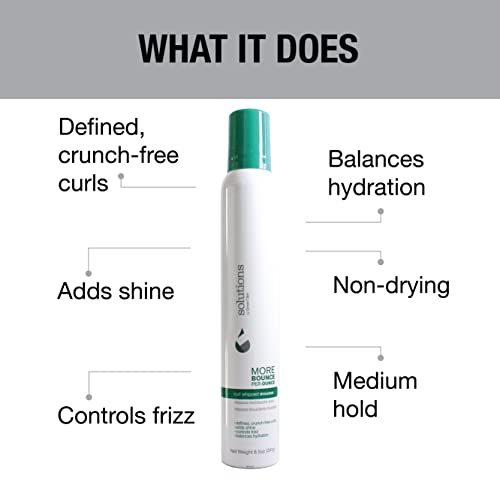 GREAT CLIPS Solutions Curl Whipped Mousse, 8.5oz | Define & Enhance Curls | For Wavy to Curly Hair