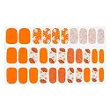 Dashing Diva Gloss Nail Strips - Pumpkin Charm | UV Free Gel Nail Wraps - Chip Resistant, Long Lasting | Includes 32 Wraps, 1 Prep Pad, 1 File Beauty & Personal Care Dashing Diva