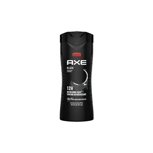 Axe Body Wash Black Frozen Pear And Cedarwood 12Hr 16 Ounce (Pack of 6)