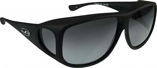 Aviator JP Fitovers - Matte Black - Grey Lens (AV001)