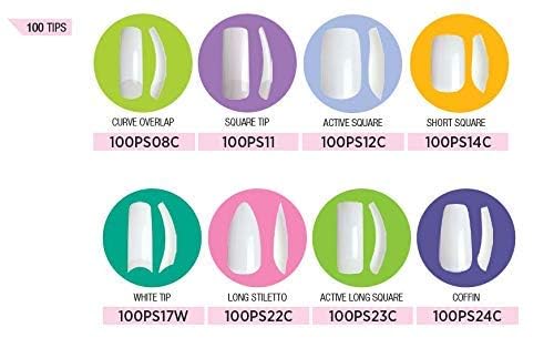 Kiss White Tip Puerto Rico Nails, 100 Count