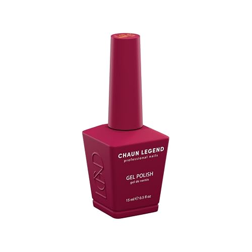 Chaun Legend Gel Nail Polish | Dump Him LG5214 (ruby red) | Soak Off UV LED Cure Gel Polish High Gloss 15ml Beauty & Personal Care Chaun Legend Professional Nails