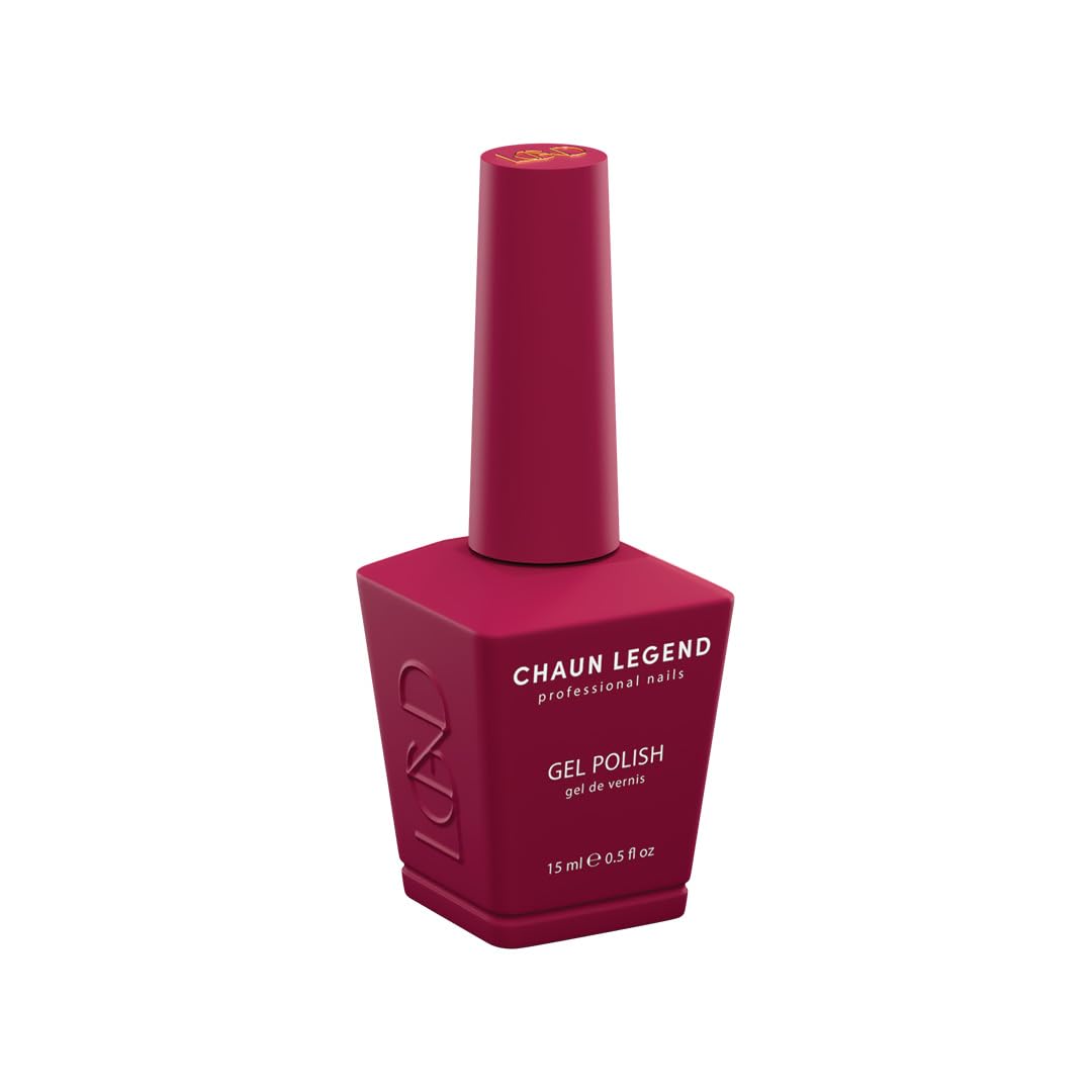 Chaun Legend Gel Nail Polish | Dump Him LG5214 (ruby red) | Soak Off UV LED Cure Gel Polish High Gloss 15ml Beauty & Personal Care Chaun Legend Professional Nails
