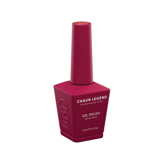 Chaun Legend Gel Nail Polish | Dump Him LG5214 (ruby red) | Soak Off UV LED Cure Gel Polish High Gloss 15ml Beauty & Personal Care Chaun Legend Professional Nails