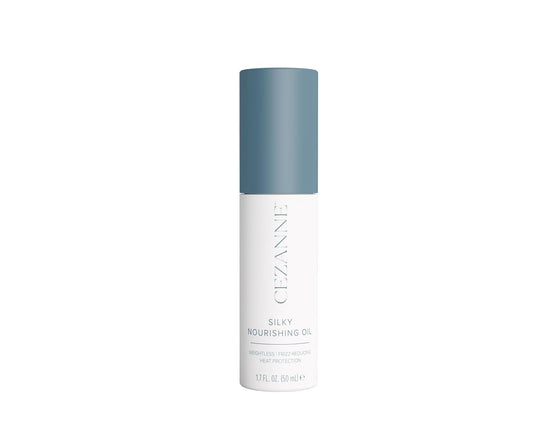 Cezanne Silky Nourishing Oil - Lightweight Shine & Frizz Control - Blend of Argan, Camellia & Marula Oils - 1.7 fl oz