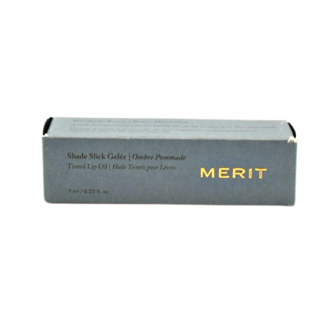 MERIT Shade Slick Gelée Sheer Tinted Lip Oil Maraschino