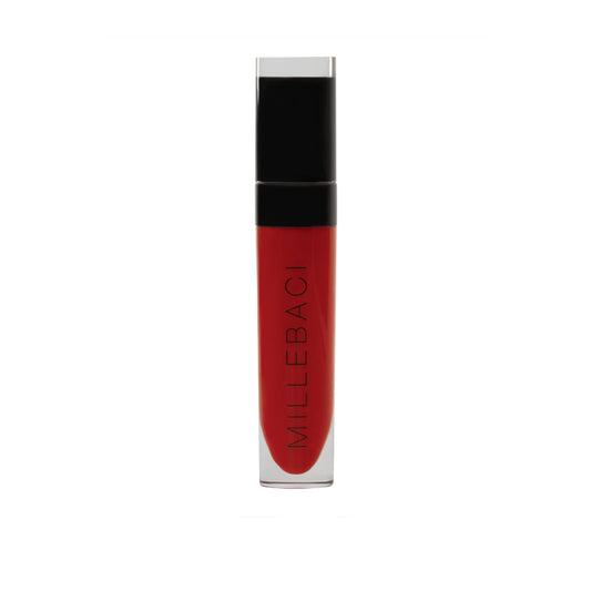 Nouba Millebaci Long Lasting Liquid Lipstick Dark Red, Lustrous Moisturizing Creamy Formula with Vitamin E Intense Color Pigment High Impact Makeup