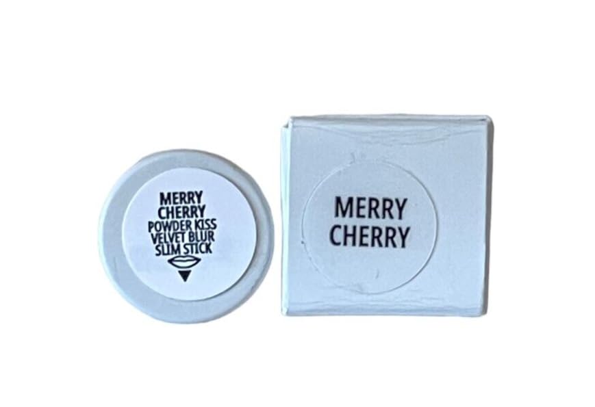 MAC Powder Kiss Velvet Blur Slim Lipstick Limited Edition ~ Merry Cherry