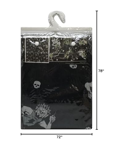 Sourpuss Monster Mosh Shower Curtain Black