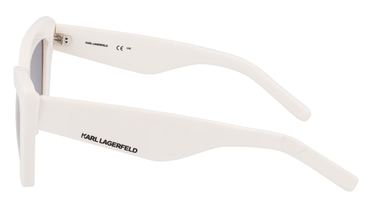 KARL LAGERFELD Women's Sunglasses KL6158S - White with Gradient Green Lens