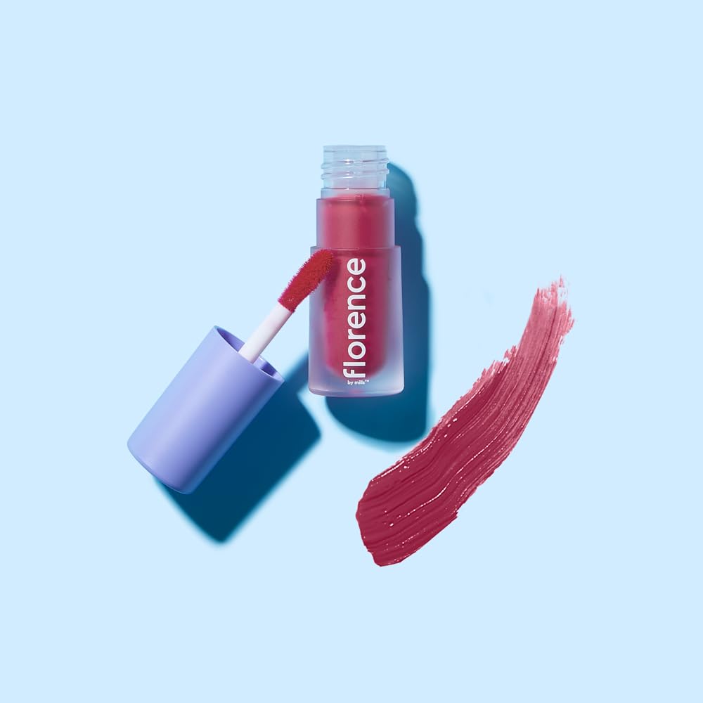 florence by mills Be A VIP Velvet Liquid Lipstick, We Stan (berry), 0.13 oz/ 3.8g
