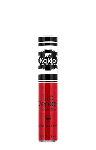 Kokie Cosmetics Lip Veneer Cream Lip Gloss, Mistress, 0.2 Fluid Ounce