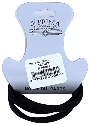 Di Prima Nylon Elastic Hair Styling Accessory, Black