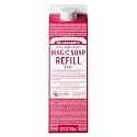 Dr. Bronner's Magic Soap-Pure-Castile Liquid Soap Refill (Rose 32 ounce, 1-Pack)-Regenerative Organic Certified Oils, For Body, Hair, Laundry, Pets