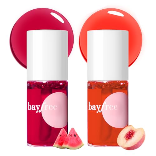 bayfree Lip Tint Stain Set, 2 PCS Korean Water Tint Lightweight Non-sticky, Waterproof Long Lasting Liquid Blush & Lip Stain, Transfer-Proof, Matte Beauty and Personal Care bayfree Default Title