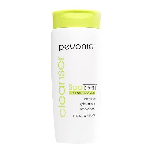 Pevonia SpaTeen Blemished Skin Exfoliant Cleanser - Gentle Face Cleanser Cream - Exfoliating Facial Skin Care Products - Best Teen Face Wash for Dry