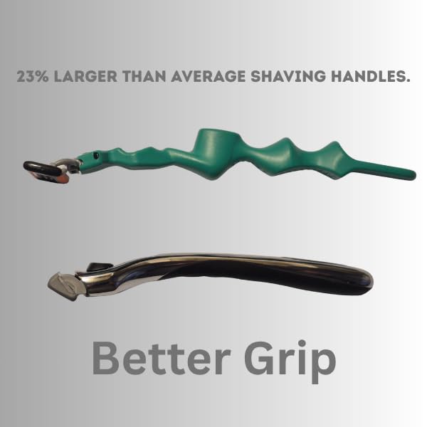 Skull Rake Men's Head and Face Shaver with Ergonomic Grip - Multi-Position Handle Design for Wet and Dry Head and Face Shaving (gray, 8-five+one blade Beauty and Personal Care Skull Rake