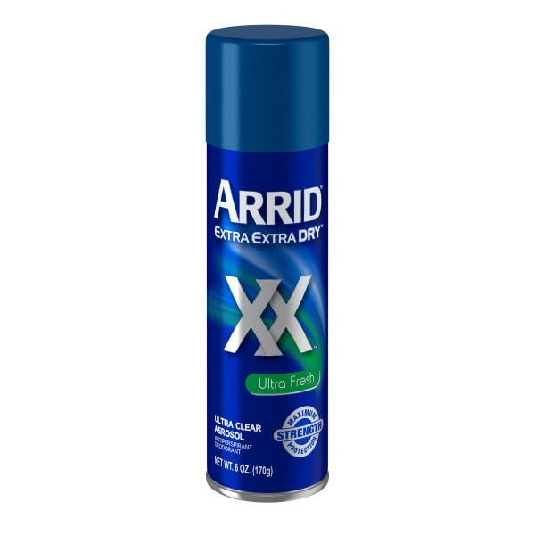 ARRID XX Ultra Clear Anti-Perspirant Deodorant Spray, Ultra Fresh, 6 Ounce (Pack of 3) Beauty and Personal Care Arrid