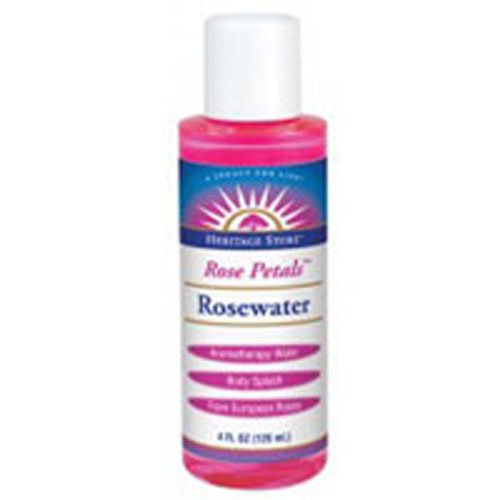 Heritage Products Rose Water, 4 Ounce - 6 per case.