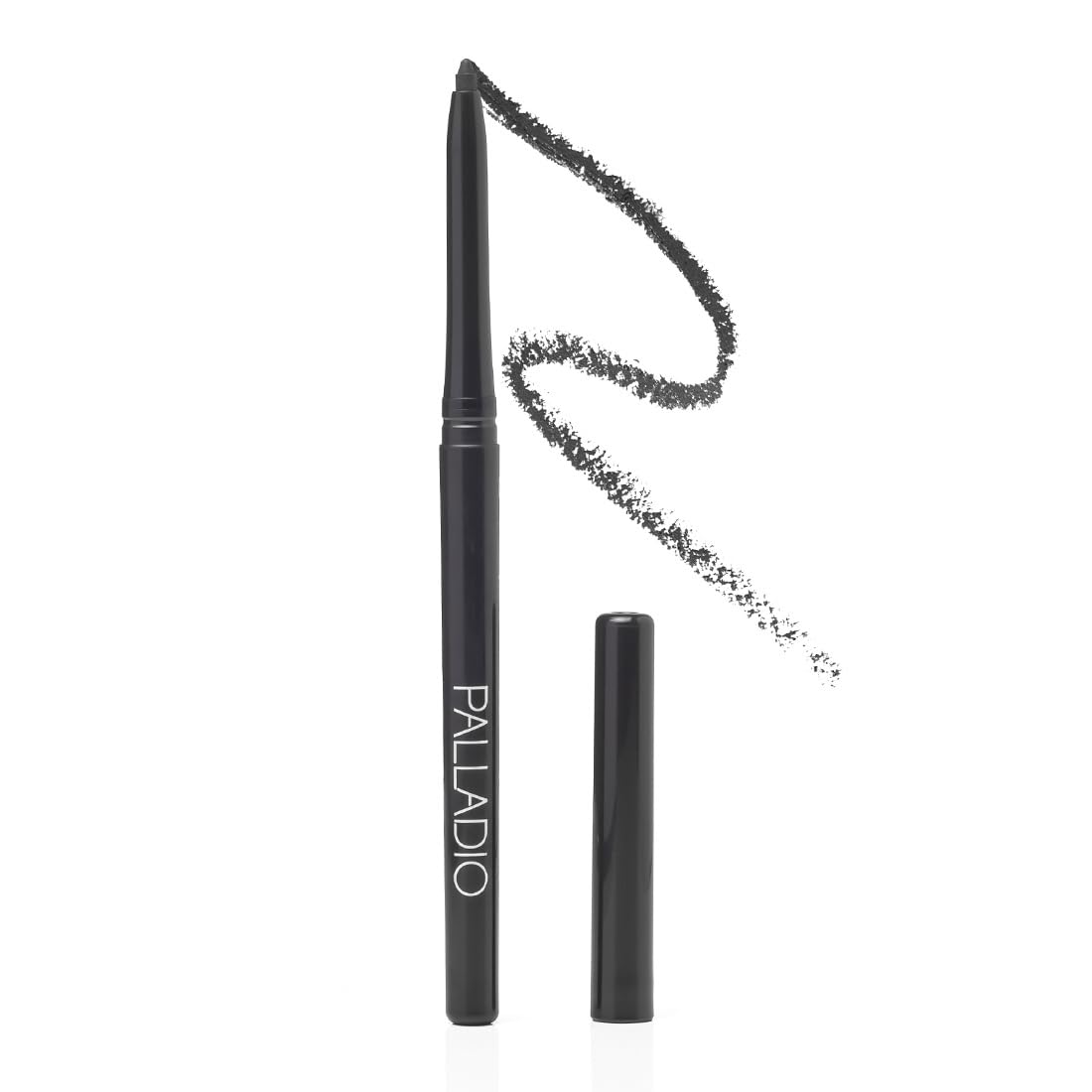 Palladio Retractable Waterproof Eyeliner, Richly Pigmented Color and Creamy, Slip Twist Up Pencil Eye Liner, Smudge Proof Long Lasting Application