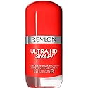 REVLON Ultra HD Snap Nail Color, Natural Rich Glossy Polish, 100% Vegan Formula, No Base or Top Coat Needed, 031 She's on Fire, 0.27 fl oz