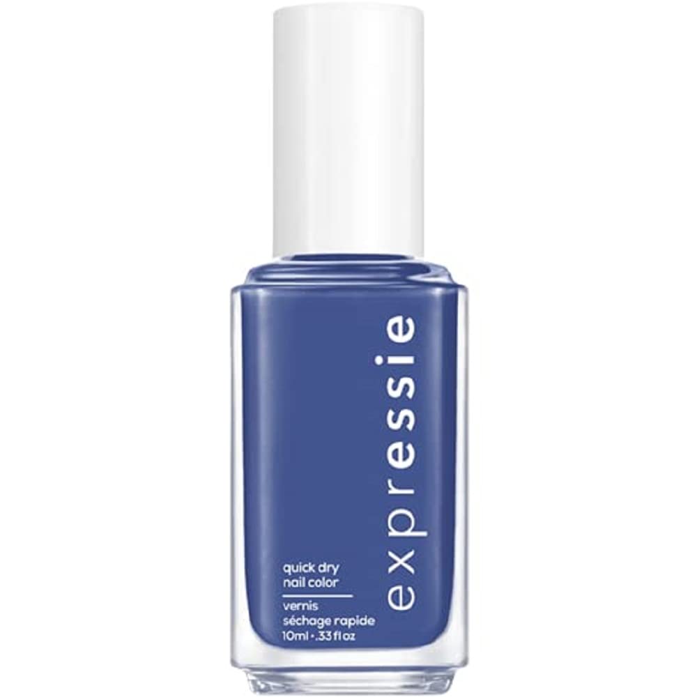 essie Expressie Nail Polish, Quick-Dry Iris Blue Nail Polish, Vegan, Lose The Snooze, 0.33 fl oz Beauty & Personal Care essie