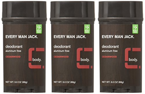 Every Man Jack Deodorant 3oz Cedarwood (3 Pack)