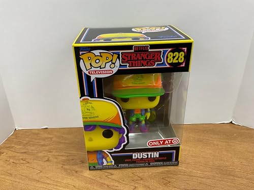 Funko Stranger Things Dustin Beef Tee Black Light GITD Glow in The Dark Special Edition POP TV #828 Vinyl Figure