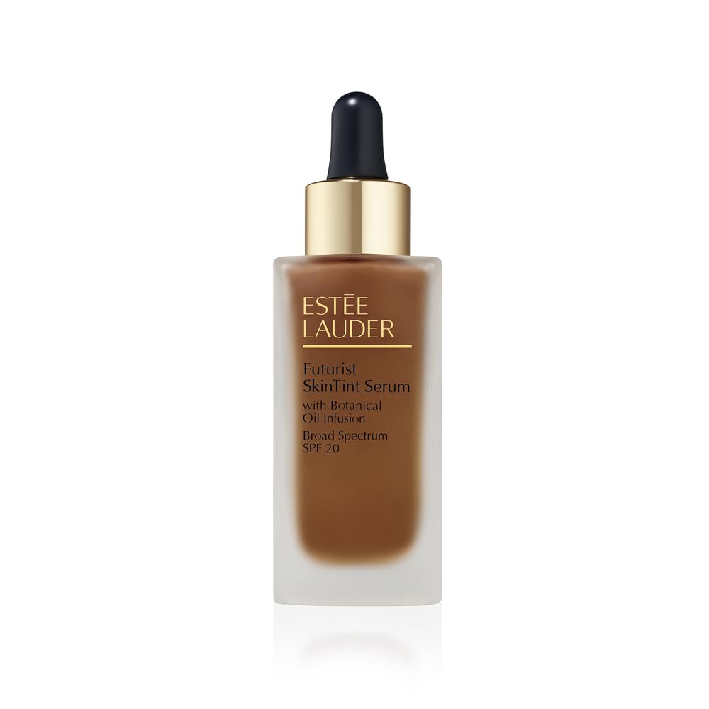 Estée Lauder Futurist Skin Tint Serum Foundation SPF 20 with Glycerin | Light Coverage, 1.0 Fl Oz, 5N2 Amber Honey