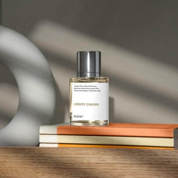 Dossier - Eau de Parfum - Ambery Cherry - Inspired by T.Ford Lost Cherry - Perfume Luxury - Pure Infused - Paraben Free - Vegan - For Women Men Unisex