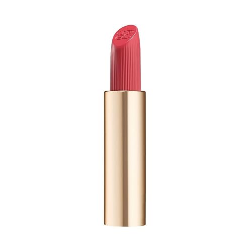 Estée Lauder Pure Color Long Lasting Cream Lipstick for Women with Cream Finish | Plumping & Nourishing 0.12 Ounce, Refill, 420 Rebellious Rose