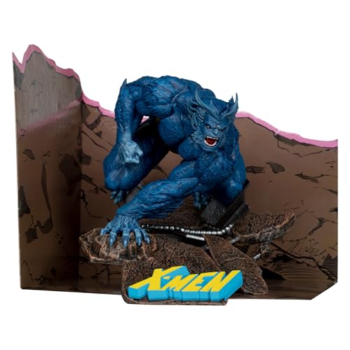 McFarlane Marvel Beast 1:10th Scale Collectible with Scene (X-Men #1) Toys