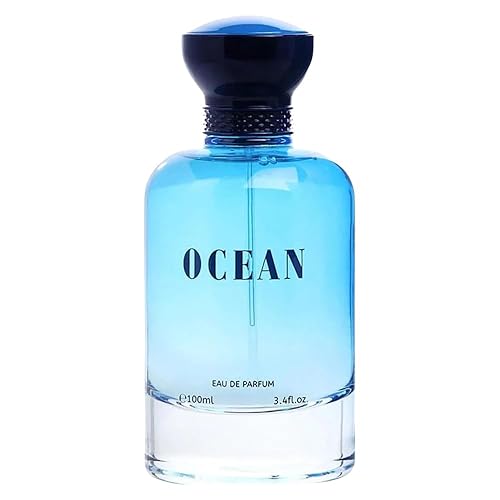 Bharara Beauty Ocean Eau de Parfum 3.4 Fl Oz / 100 ml | Fresh Aquatic Perfume for Women | Long Lasting Marine Citrus Scent | Clean Everyday Fragrance