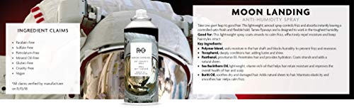 R+Co Moon Landing Anti-Humidity Spray | Calms Frizz + Repels Moisture + Tames Flyaways | Vegan + Cruelty-Free | 5 Oz