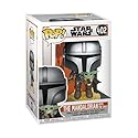 Funko Pop! Star Wars: The Mandalorian - Mandalorian Flying with The Child, Grey