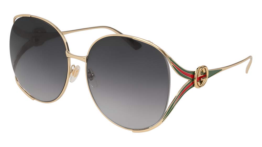 Gucci - GG0225S-001-gold, Gold (1/Grey), 63
