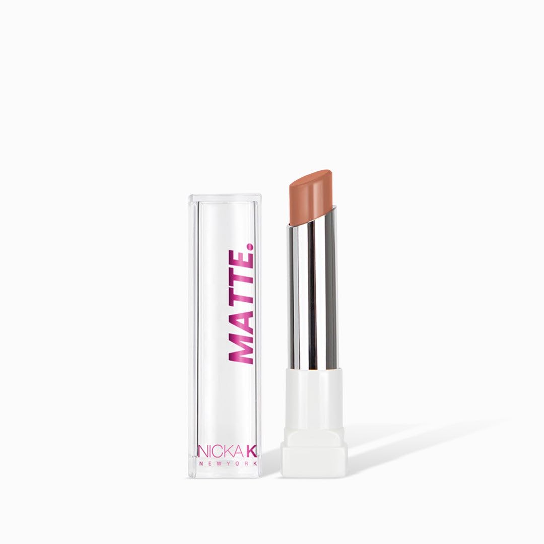 Nicka K New York Matte Lipstick, Love Taupe, Long Lasting, Matte Finish, Lip Makeup