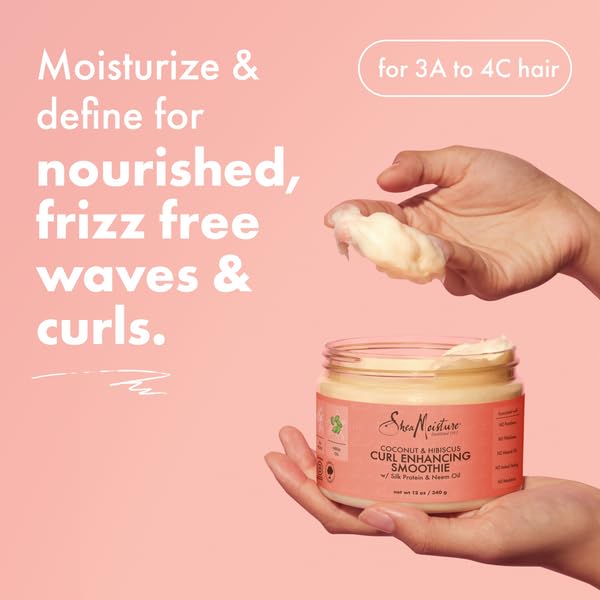 Shea Mst Curl Enh Smth Cc Size 12z Shea Moisture Coconut & Hibiscus Curl Enhancing Smoothie 12z