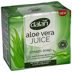 Aloe Vera Cream Soap (3-pack) Dalan Beauty & Personal Care Dalan